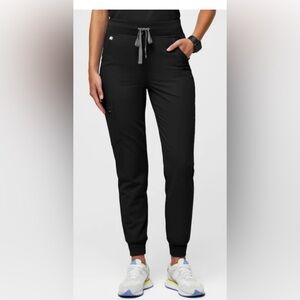 Black figs high waisted joggers